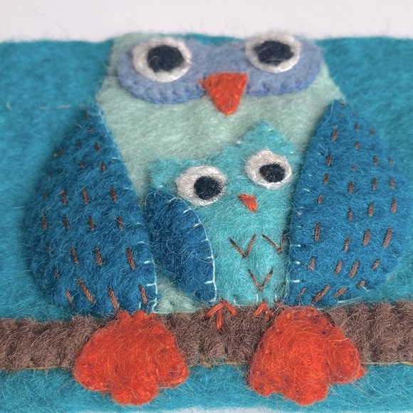 BNB owl 🦉 zippered wool bag - Picture 2 of 7